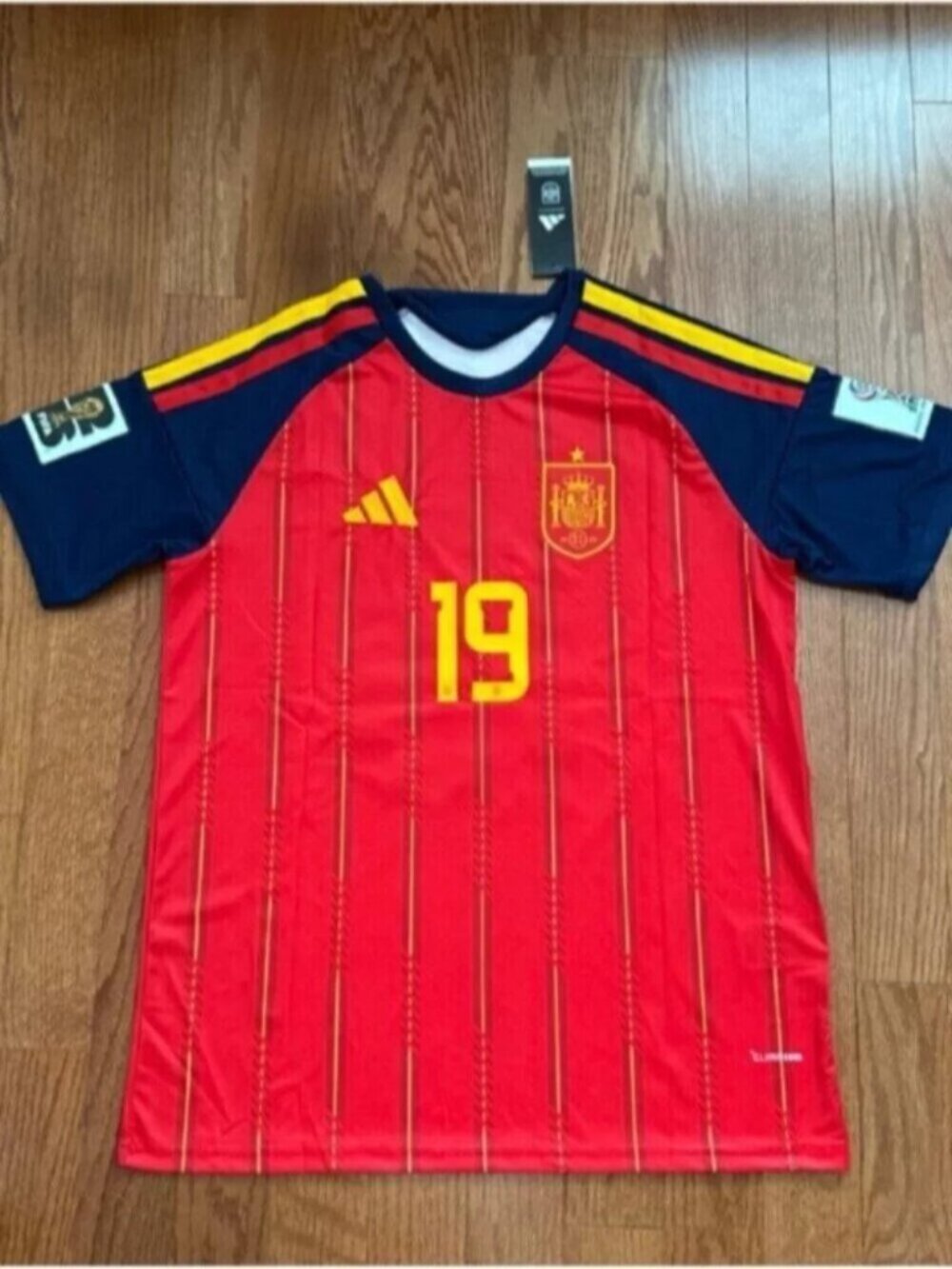 Spain Red Home Soccer Jersey Lamine Yamal #19 World Cup 2026